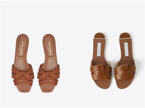 ysl slides fake|ysl tribute sandals dupe.